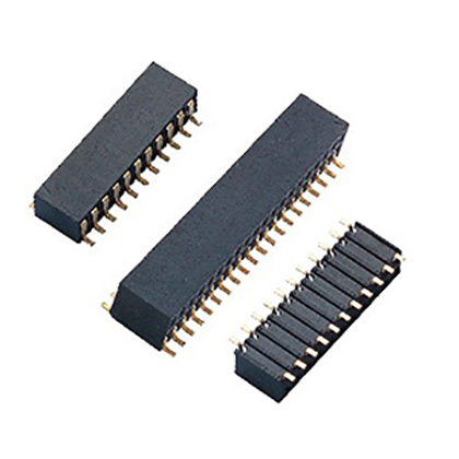 2.54mm排母 双排 双侧插 SMT